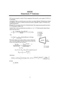 Solved Problems on Thermodynamics - Assignment 7 | ME 201