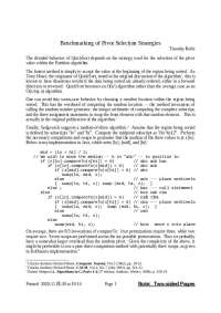 Optimized QuickSort Implementation in Java - Prof. Timothy Rolfe
