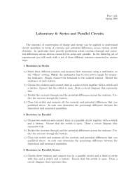 Series and Parallel Circuits - General Physics - Fall 2008 | PHYS 112 ...