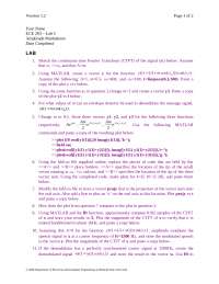 Lab Report 5 on Amplitude Modulation in Electrical Engineering Lab II ...