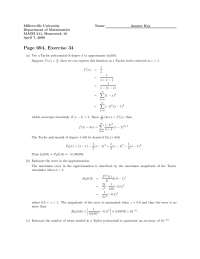 Calculus 2 - Assignment 10 with Solution | MATH 211 - Docsity