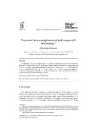 Topology of Continua: Expansive Homeomorphisms and Indecomposable Subcontinua