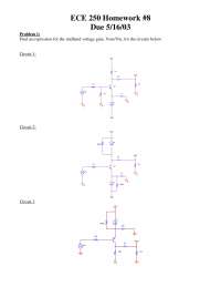 Electronic Device Modeling - Homework 8 Practice Problems | ECE 250 ...