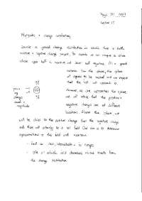 Multipoles Charge Distributions - Electromagnetic Theory - Notes | PHYS 311