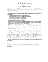 Practice Problems on Statistical Analysis - Assignment 6 | ESCI 340 ...