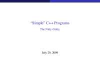 Initial Values and Variable Names - Lecture Notes | CSCI 261 - Docsity