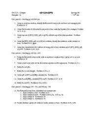 Key Concepts for General Chemistry III | CH 223