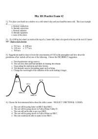 Practice Exam 2 - Physics and Society | PHY 101