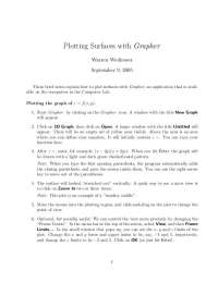 Plotting Surfaces with Grapher - Calculus III Multivariable | MATH 113