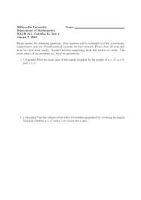 Exam 3 Questions with Solutions for Calculus II | MATH 211