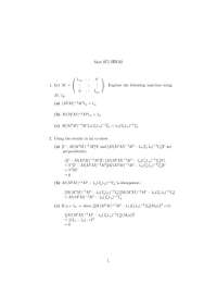 Stat 875 Homework Solution: Matrix Algebra and Hypothesis Testing - Prof. Xiaomi Hu
