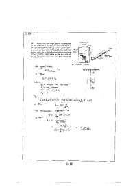 Solved Problem for Fluid Mechanics | EAS 361