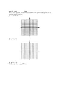 3 Questions for Quiz #7 - Elementary Differential Equations | MATH 017