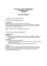 Final Project Report - Web Page Design I | CIS 130