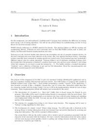 CS 370 Spring 2009 - Multithreaded C Sorting Visualization with Termcap - Prof. Andrew R. 