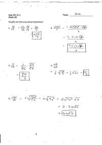 Quiz 12 with Resolution - Elementary Algebra, Part II | MATH 108