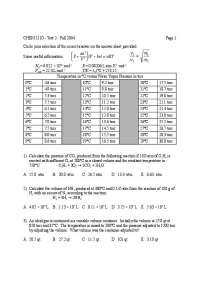 Practice Exam 2 - General Chemistry I | CHEM 1110