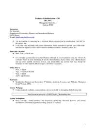 Final Exam Review Sheet - Managerial Statistics I | BA 301