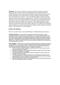 Shrinkage, Adjusted R-Square - Statistic and Research Design II | PSY 862