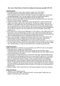 Project Ideas & Reading Strategies for A Short History of Nearly Everything in UNIV 101