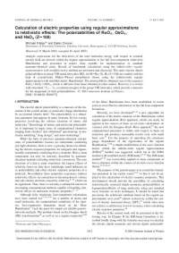 IORAmm Method for Group VIII Metal Tetroxides' Electric Dipole Study