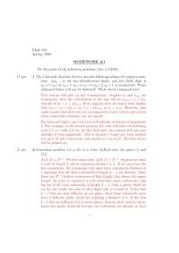 Homework 1 Solutions - 4 Practice Problems on Coding Theory | MATH 350