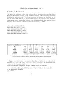 Simulation of Fair and Unfair Die: Convergence of Relative Frequencies to Expected Values 