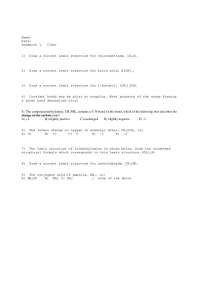 9 Questions on Homework 1 for Organic Chemistry I | C 306