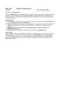 Programming Assignment 5 for Hash Tables - Data Structures | CSCI 270