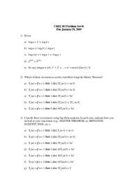 3 Questions in Algorithms - Assignment 1 | CMSI 282