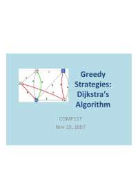 Dijkstra's Algorithm: A Greedy Approach to Finding Shortest Paths