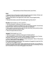 Study Questions on Roman Women and Lure of Power | CLST 313