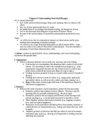 Understanding Nonverbal Communication: Codes and Cultural Differences