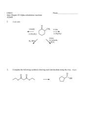 Alpha Substitution Reactions - Organic Chemistry - Quiz 22 | CH 243