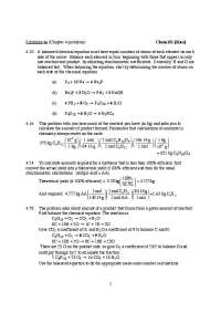 Final Exam Questions with Solutions - General Chemistry I | CHEM 151