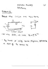 Resolution of Homework 3 on Electronic Device Modeling | ECE 250