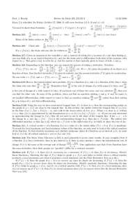 Math 229 Exam 2 Review: Derivatives and Related Rates