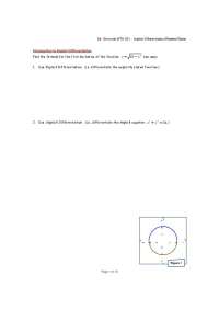 Implicit Differentiation or Related Rates - Study Guide | MTH 251