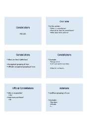 Understanding Constellations: Definition, Recognition, Cultural History, and Star Charts -