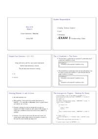 Control Statements: Selection - if, switch and Common Forms