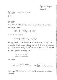 Hidden Variables Theories - Lecture Notes | PHYS 422