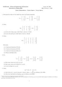 Homework 3 Questions - Advanced Engineering Mathematics | MATH 348