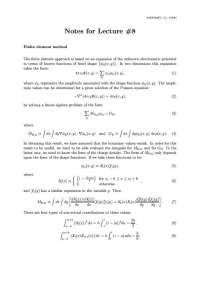 Lecture Notes on Finite Element Methods - Electromagnetism | PHY 712
