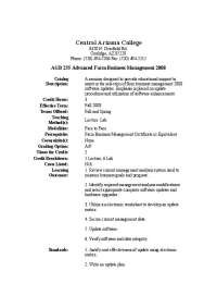 Advance Farm Business Management 2008 - Laboratory | AGB 235