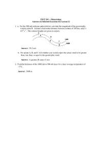 Assignment #12 with Answers - Meteorology | ESCI 241