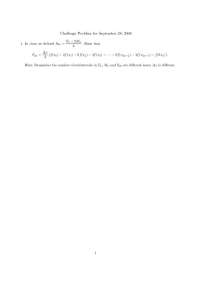 S2n Calculation Problem for September 28, 2008 - Prof. Cameron Parker