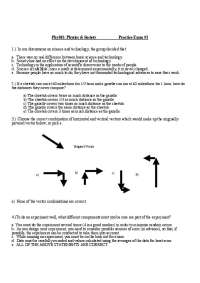 Practice Exam 1 Questions - Physics and Society | PHY 101