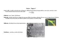 Doppler Effect Motion in Acoustics - Review Sheet | PHYS 170