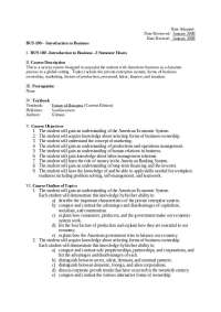 Review Sheet for Exam - Introduction to Business | BUS 100