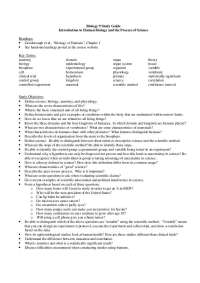 Introduction to Human Biology and Process of Science - Study Guide | BIO 9